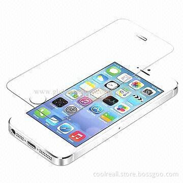 0.2 or 0.33mm Premium Real Toughened Glass Film Guard for iPhone 5/5S/5C, Resists Scratches